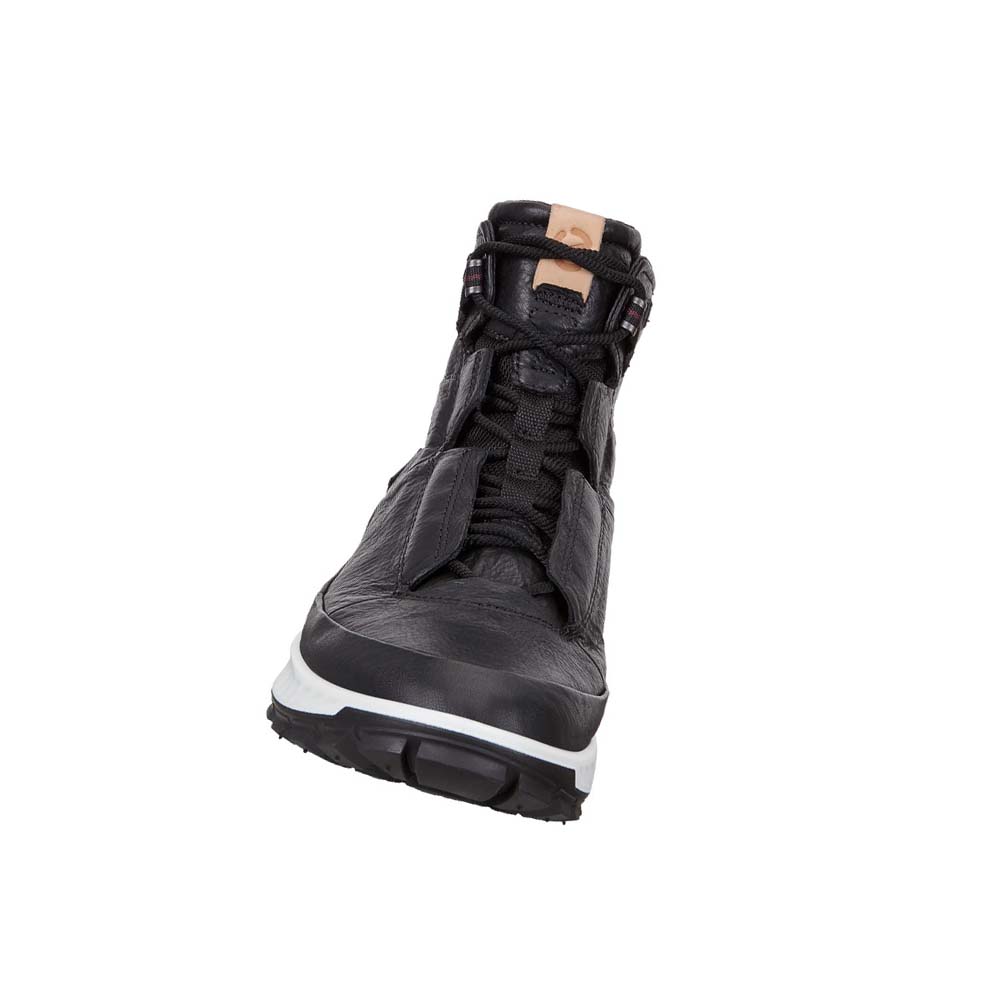 Men's Ecco Exostrike Mid Boots Black | USA 440GSO